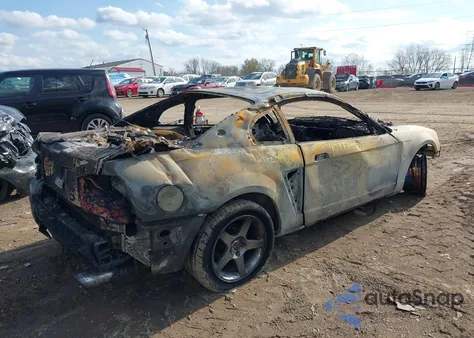 2003 Ford Mustang 10Th Anniversary Package/Cobra z USA, uszkodzony, nr VIN 1FAFP48Y33F419457